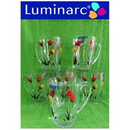 6 Pcs Luminarc Mugs / Luminarc Glass Pans