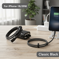 iPhone 11-16e Pro Max Charging & Earphone Cable Protector, Upgraded Silicone, Anti-breaking, 18/20W 