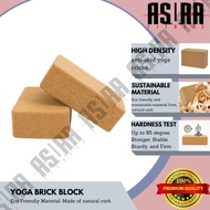 ASURA Fitness Natural Cork Yoga Block Brick Fitness Body Building Pilates