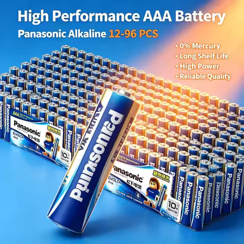 Panasonic AAA Alkaline Dry Battery 1.5V Suitable For Smart Locks, Air Conditioning, And TV Remote Co