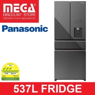 PANASONIC NR-YW590YMMS 537L PRIME+ 4-DOOR FRIDGE WITH NON-PLUMBING WATER DISPENSER