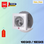 KDK 10EGKB 15EGKB Wall Mount Ventilation Fan / Ceiling Exhaust Fan