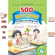Book - 500 Basic and Advanced Math Problems Grade 4 (ND)