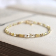 手鍊 黃水晶 黃澳寶 瑪瑙 - 滿足 -