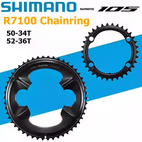 SHIMANO 105 R7100 Chainrings Road Bike 2x12 Speed Crankset Replacement Parts