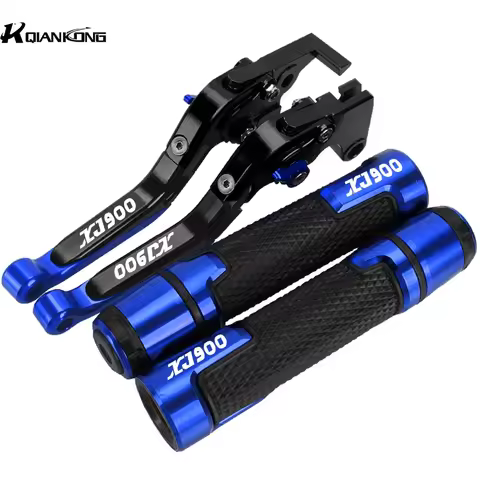 Motorcycle Adjustable Brake Clutch Levers Handlebar grips ends FOR YAMAHA XJ900S Diversion 1995-2003