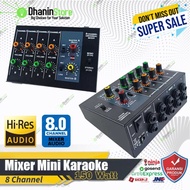 Audio Mixer Power Mixer Karaoke Mini Amplifier Audio Digital 8 Chanel