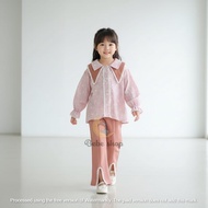 Setcelan Anakk Age 2 4 7Th Wanset Pants Toddler Lebaran Oneset Lebaran Clothes 2In1 Kids Setcell 1 S