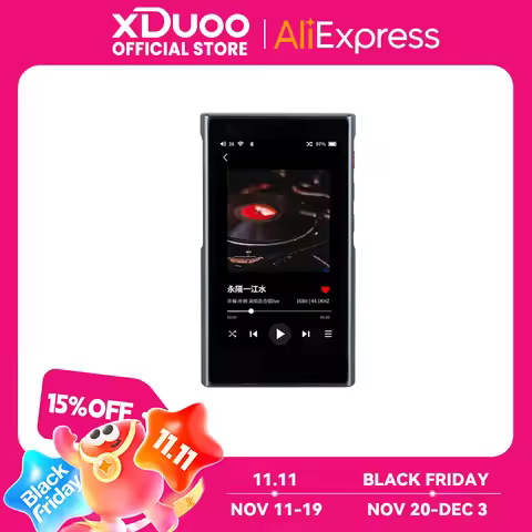 XDUOO X5 HIFI music Player portable Hi-Res lossless DSD256 PCM384kHz Bluetooth Touch Screen Adjustab