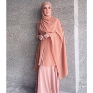 [READY STOCK]Kurung Cardigan Muslimah Eksklusif Rosaline 3IN1 by Jelita Wardrobe-Ironless