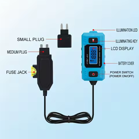 Automotive Current Tester Circuit Tester, Automotive Electric Circuit Tester with Voltage Display LE