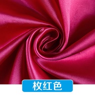 [Satin Fabric]One Piece Long1m、Wide Width1.5mSatin Fabric Satin Fabric Satin Gift Box Lined Inner Cloth Solid Color Silk Decoration Red Cloth Silk Cloth