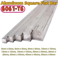 500mm 6061-T6 Square Aluminum Bar - Solid Aluminium Rod, High Strength & Lightweight for CNC Machini