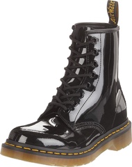 Dr Martens) Dr. Martens Core w 8EYE Shoe 8 Hole Shoe Black Patent Lamper Black Patent Women's