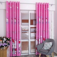 Langsir hello Kitty & Giraffe siap jahit sesuai untuk tingkap/pintu boleh guna cakukhookdawaitalikay
