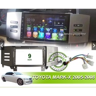 Android Player Casing 9" Toyota Mark-X 2005-2008
