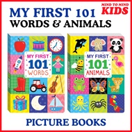 [MIND TO MIND KIDS] MY FIRST 101 WORDS & ANIMALS - PICTURE BOOKS - 4-6 YEARS OLD