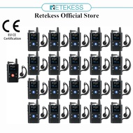 Retekess TT126 TT126R  Professional Wireless Microphone System Two Way Transmitters Tour Guide Syste