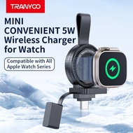 Tranyoo WF2 5W Portable iWatch Wireless Magnetic Charger Fast Charging Type-C for iPh Watch Series A