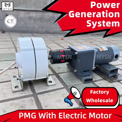 High Quality 2000W 5KW 6KW Permanent Magnet Generator 24V 48V Portable Generator 6KW Alternator With