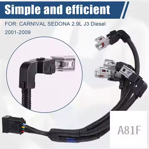 Fuel Injection Nozzle Harness Plug Lnjector Wiring Assy For KIA CARNIVAL SEDONA 2.9L J3 Diesel 2001-