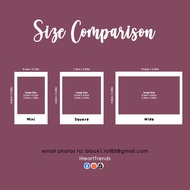 Instax Wallet 3R 4R 5R Size Printing Service - High Quality Photo Print | Virtual Print Studio