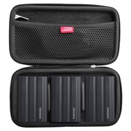 Hermitshell Protective Storage Case for Samsung T7 Shield/Samsung T9 4TB/2TB/1TB SSD