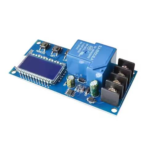 XY-L30A DC 6-60v 30A Storage Battery Charging Control Module Protection Board Charger Time Switch wi