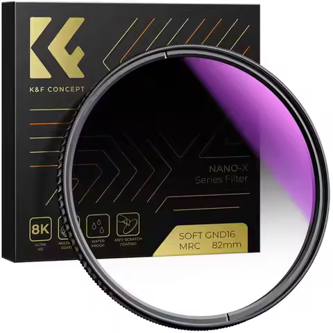 K&F Concept Nano-X HD GND16 Lens filter Optical Glass Soft Gradient ND16 with Coating 52mm 55mm 58mm