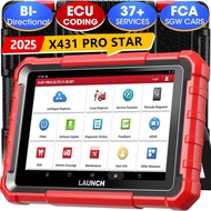 Launch X431 Pro Star ECU Coding เครื่องสแกน Obd2เต็มระบบ2025เครื่องมือวิเคราะห์ Bi-Directional odb 2