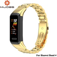 สายรัดสำหรับ Huawei Band 4สายรัดข้อมือทดแทนสร้อยข้อมือโลหะสำหรับ Huawei Honor Band 5i สายรัดข้อมือฟิ