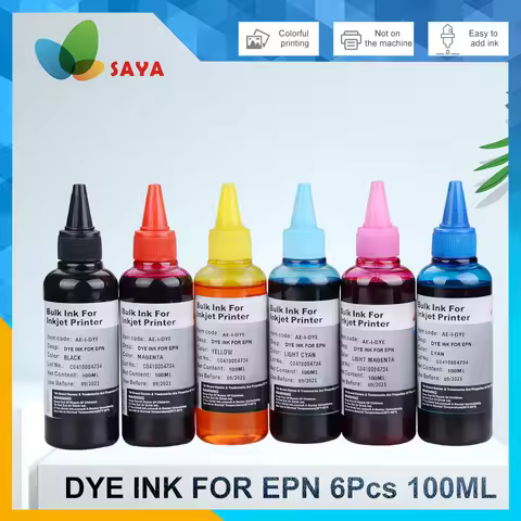 600ml T0801 DYE INK For Epson Stylus Photo P50 R265 R285 R360 RX560 RX585 PX650 RX685 PX700W PX710W 