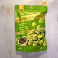 2025新品甘源翡翠双豆87g*3袋黑金蒜香菜味保山绿蚕豆美洲青豌豆解馋6月产Ganyuan jadeite double bean 87g * 3 bags of black gold garlic