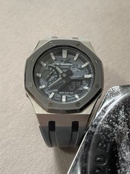 99%新 Casio G-Shock 迷彩灰 GA-2100CA-8ADR 農家橡樹改裝版 全套
