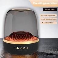 Wireless Bluetooth Speaker LP90 The Fourth Generation Glass Speaker Subwoofer Optional Microphone