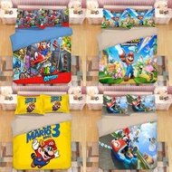 mario super mario 馬里奧 瑪麗奧 床單套裝 床上用品 枕頭袋 床笠 被套 公仔 禮物 送禮