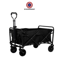 Shopping Trolley Foldable 5 Inch Outdoor Wagon Cart Portable Storage Camping Troli Beroda
