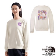 [The North Face The Face] Female Comfortable Breathable Long Sleeve University T.round Neck T-Shirt 