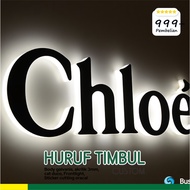 LED Galvanized Raised Letters