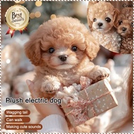 Ai robot puppy pet companion electric dog plush stall simulation dog soul robot ai dog