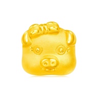 FB8 CHOW TAI FOOK 999 Pure Gold Charm - Chinese Zodiac Ms Little Piggy R21763