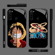 MK-89 One Piece Luffy Liquid HD Glass Casing for OPPO Reno 6Z 6 5 4 3 A91 F15