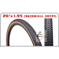 PREMIUM SkinWall 30tpi Small Block MTB Cycling Tyre 26x1.95 27.5x1.95 29x2.10 Skin wall tayar basikal MTB