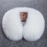 New Product#Winter women's faux fur collar, fox fur collar, available for purchase separately, suita