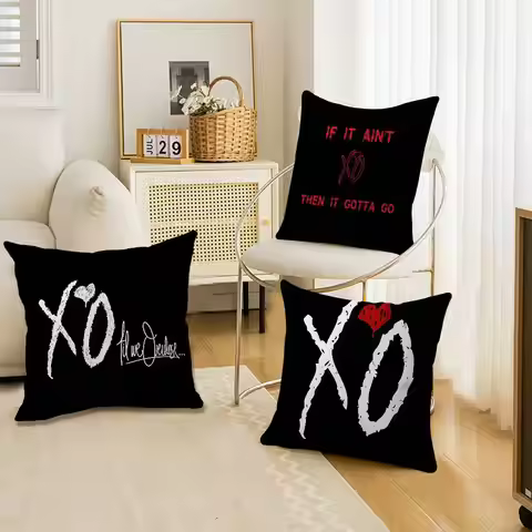 The Weeknd Xo Pillow Gifts Home Office Furnishings Bedroom Sofa Car Cushion Cover case 45x45cm