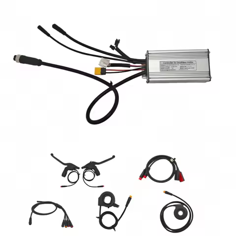 Kunteng KT 36/48V 25A Waterproof Sinewave Controller Set for Bafang Fatbike G062 48V 750W Hub Motor,