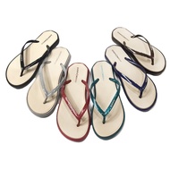 LUOFU Women's Eva Rubber Jelly Flip Flops Luofu Neosole Tatak Cream E7187JTM6W [B03]