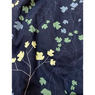 80cm x 1m4 cotton fabric for baby clothes with dark blue background (0-5)