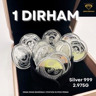 (NEW) COIN SILVER 999.0 1 DIRHAM - Ready Stock