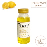 100 mL Lemon Syrup Trieste - Sirup Rasa Lemon Delifru
